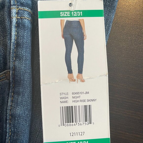 Jessica Simpson High Rise Skinny Jeans Size 12 - Picture 2 of 6
